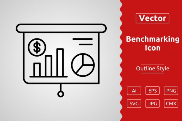 Download Vector Benchmarking Outline Icon - Premium Bundle