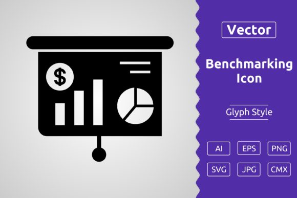 Download Vector Benchmarking Glyph Icon - Premium Resources
