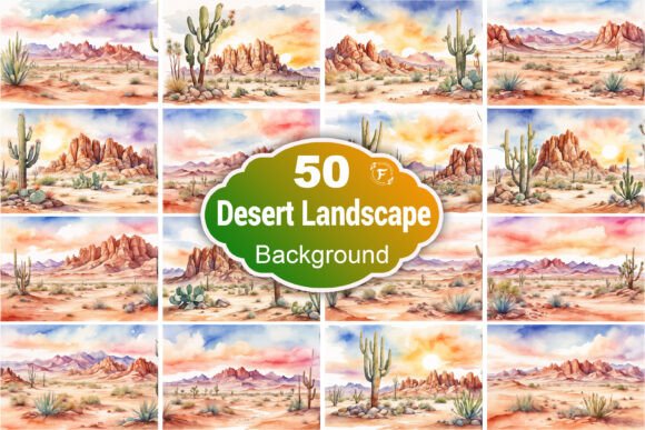 Download Watercolor Desert Background - Premium Resources